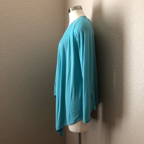 🚫 SOLD Aqua Loose Cascading Cardigan by ALLOY - Picture 3 of 7